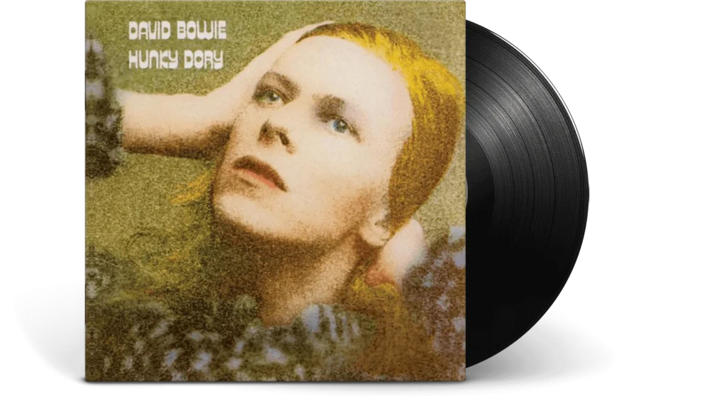 image of the album cover for hunky dory by david bowie 1971