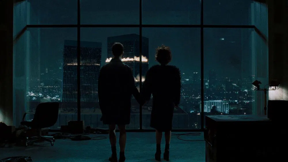 image from the end scene of fight club 1999
