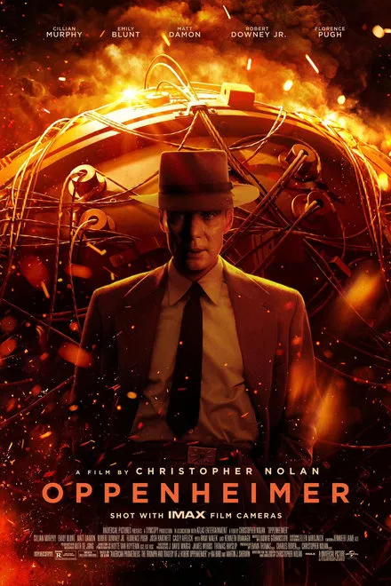 image of the movie poster for oppenheimer 2023