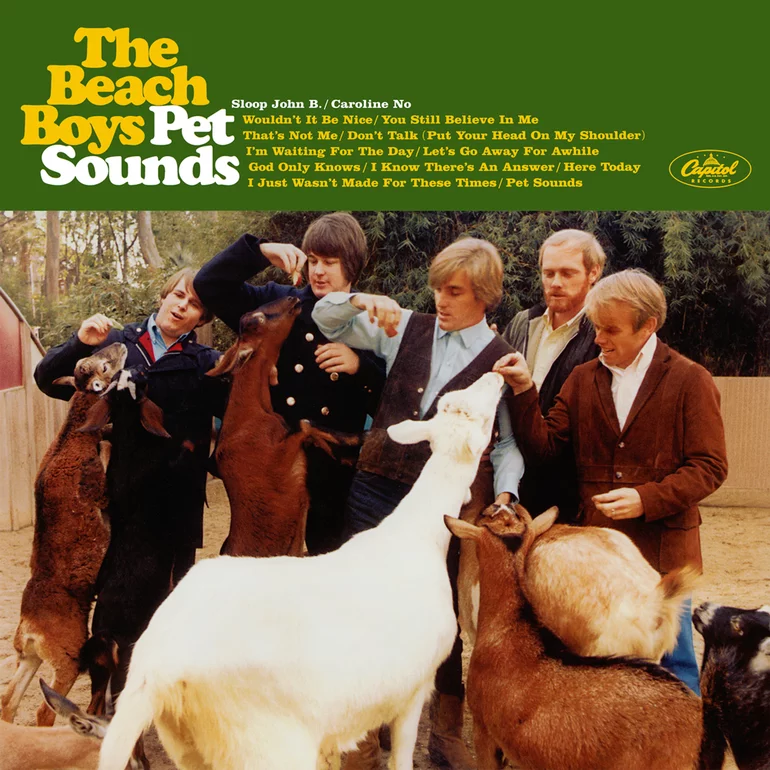 image of the album cover of pet sounds (1966) by the beach boys