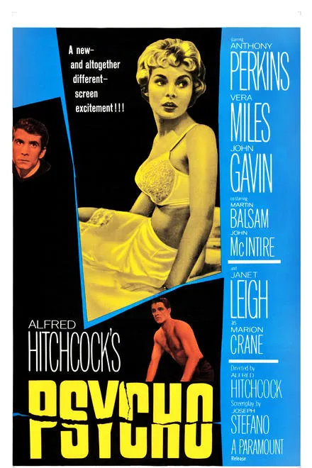 image of the movie poster for psycho 1960