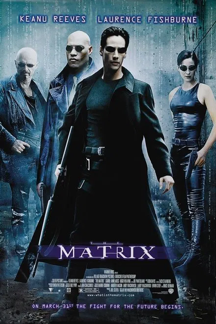 image of the movie poster for the matrix 1999