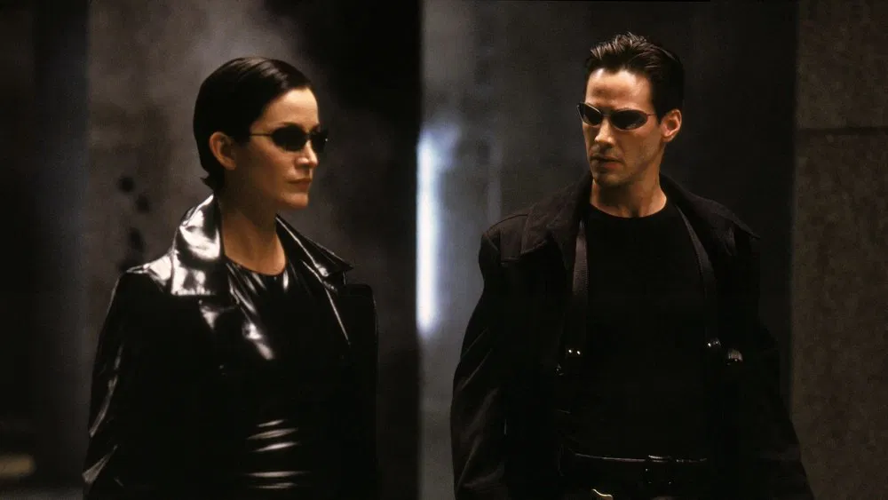 image of neo and trinity from the matrix 1999