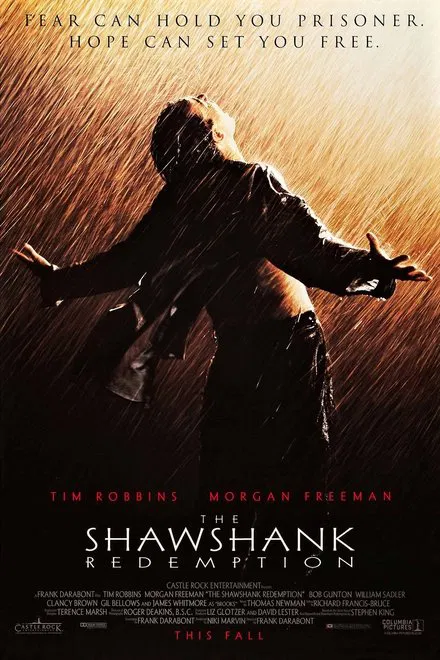 image of the movie poster for the shawshank redemption 1994