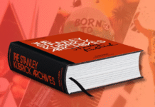 The Stanley Kubrick Archives (2016): A Monolithic Tribute to Cinema’s Most Brilliant Control Freak image of stanley kubrick movie posters in the background with the book stanley kubrick archives in the center curated by uncle