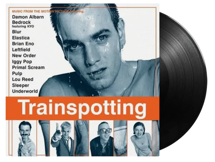 image of the movie soundtrack album trainspotting in our top 10 movie soundtrack albums