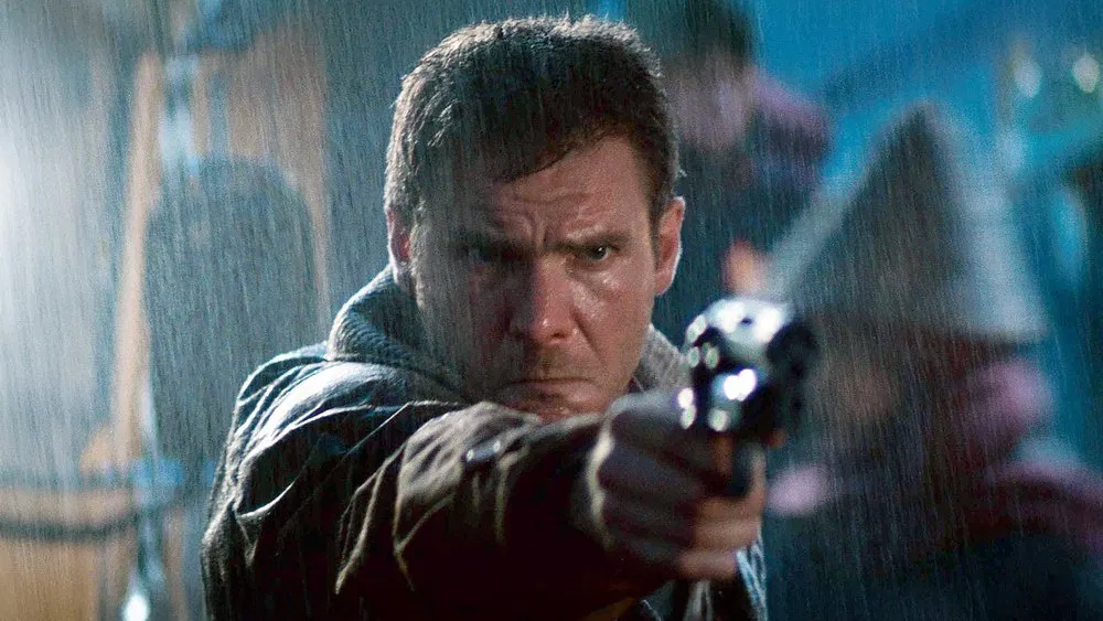 image of harrison ford in the 1982 movie blade runner