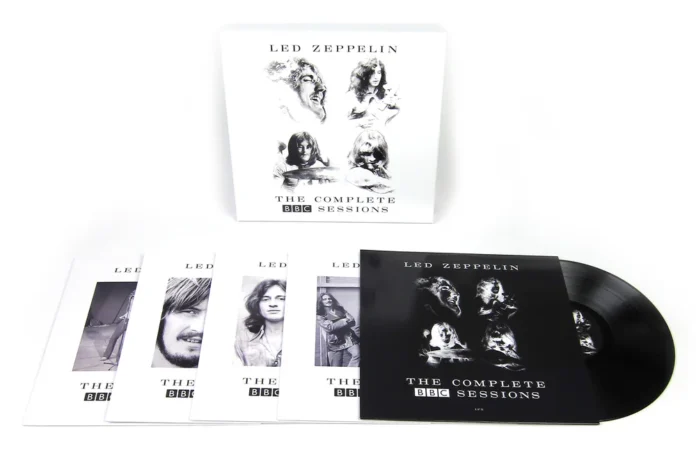 image of the vinyl album cover for bbc sessions by led zeppelin the 50 greatest live albums of all time curated by uncle