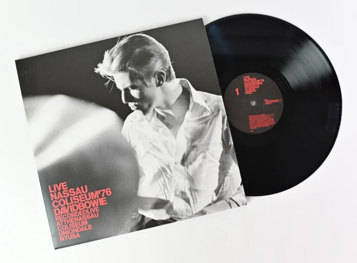 image of the vinyl album cover for live nassau 76 by david bowie 2010 the 50 greatest live albums of all time curated by uncle