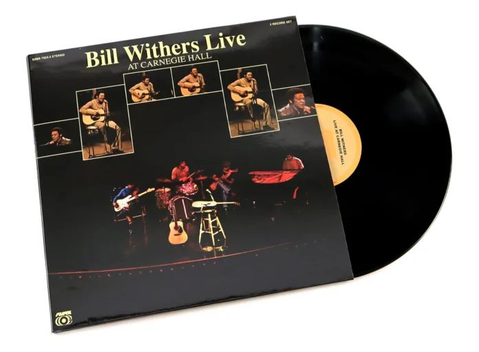 image of the vinyl album cover for live at Carnegie hall by bill withers the 50 greatest live albums of all time curated by uncle