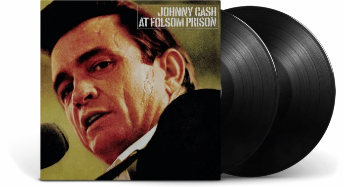 image of the vinyl album cover for live at folsom prison by johnny cash 1968 the 50 greatest live albums of all time curated by uncle