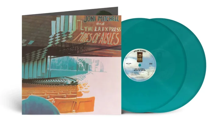 image of the vinyl album cover for miles of aisles by joni mitchell 1974 the 50 greatest live albums of all time curated by uncle