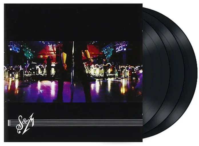 image of the vinyl album cover for s&m by metallica 1999 the 50 greatest live albums of all time curated by uncle
