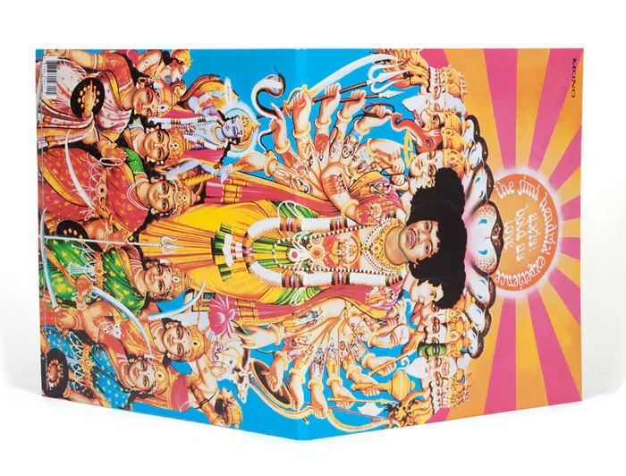 image of the vinyl album cover for axis bold as love by the jimi hendrix experience 1967
