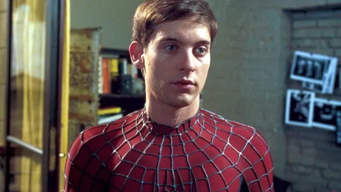image of Tobey Maguire in Spider-Man Actors Who Were Clearly Too Old for Their on Screen Teen Roles