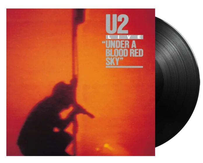image of the vinyl album cover for u2 under a blood red sky the 50 greatest live albums of all time curated by uncle