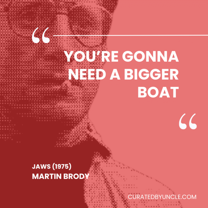 image from jaws Most Mis - Quoted Movie Lines of All Time