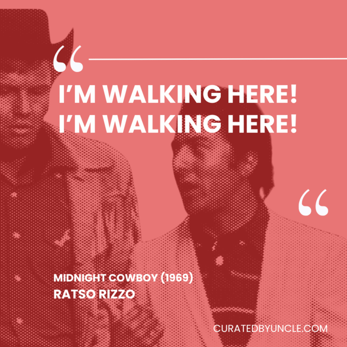 image from midnight cowboy Most Mis - Quoted Movie Lines of All Time