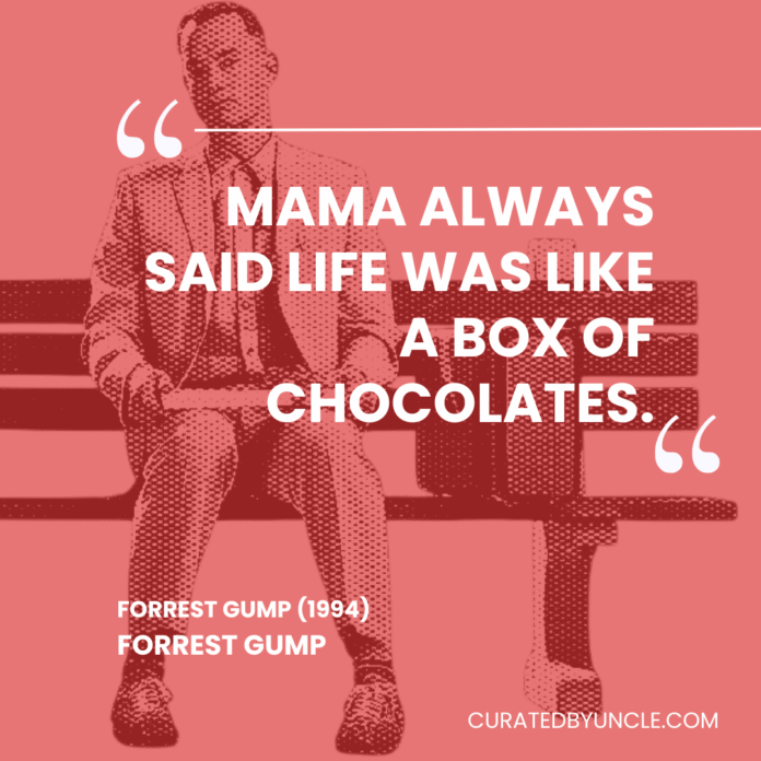 image from forrest gump Most Mis - Quoted Movie Lines of All Time