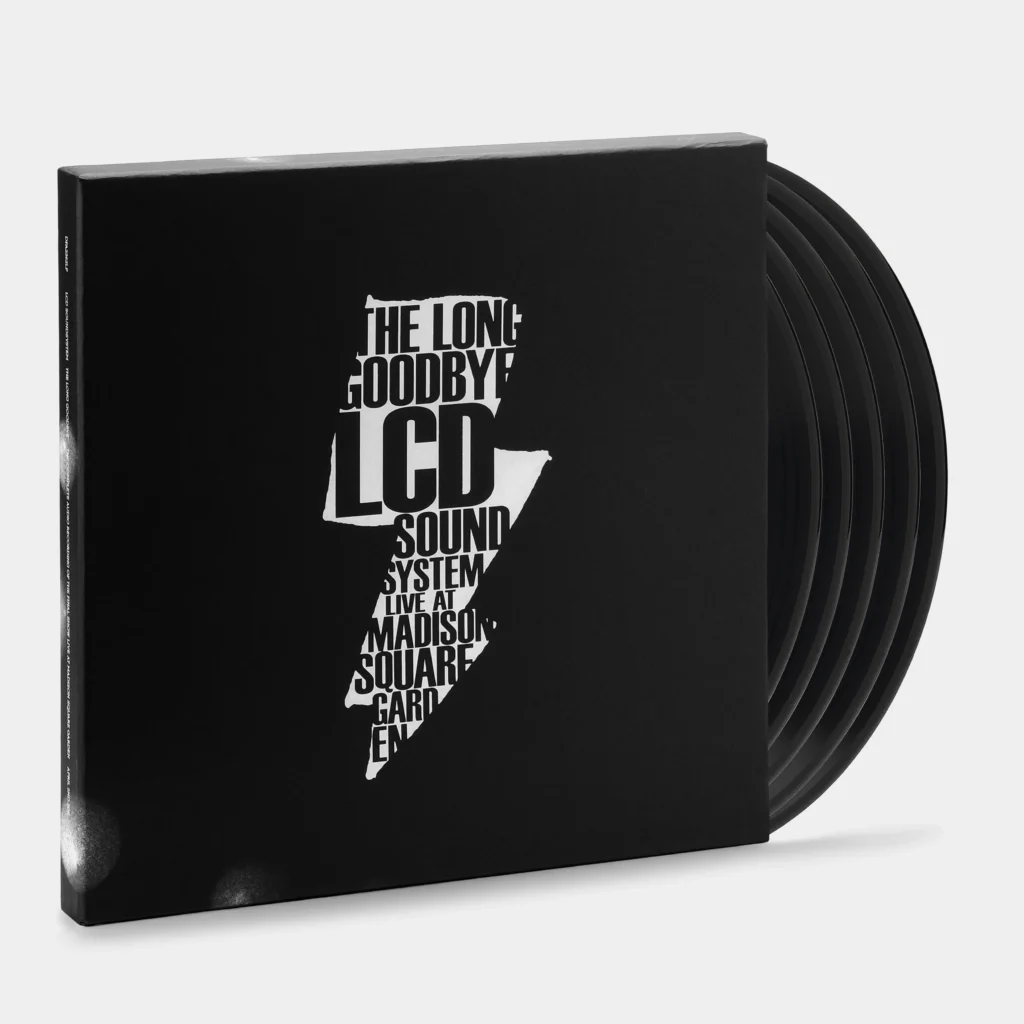 image of the vinyl album cover for the long godbye by lcd soundsystem 2014 the 50 greatest live albums of all time curated by uncle