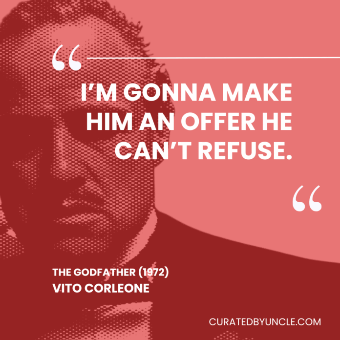 image from the godfather Most Mis - Quoted Movie Lines of All Time