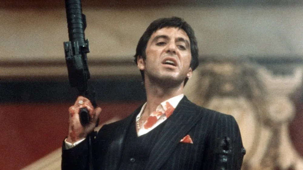 Image of al Pacino as tony montana in scarface 1983