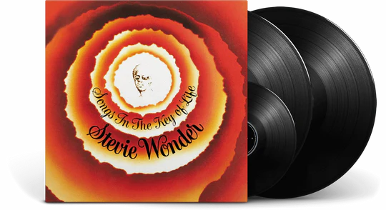 image of the album cover for songs in the key of life by stevie wonder 1976