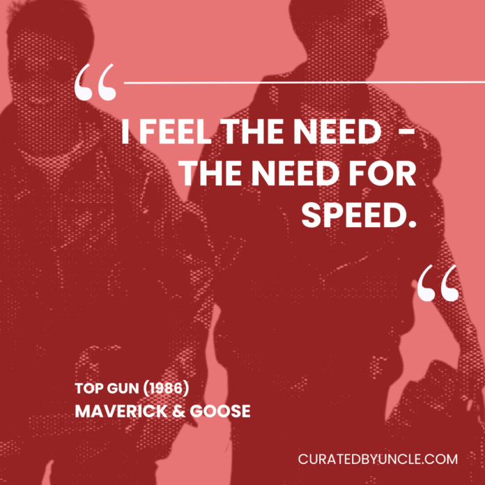 image from top gun Most Mis - Quoted Movie Lines of All Time