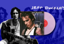 Jeff Buckley | Grace | 1994: Beauty, Grief and a Sucker Punch in the Soul stylised image of jeff buckley with the vinyl album cover for grace