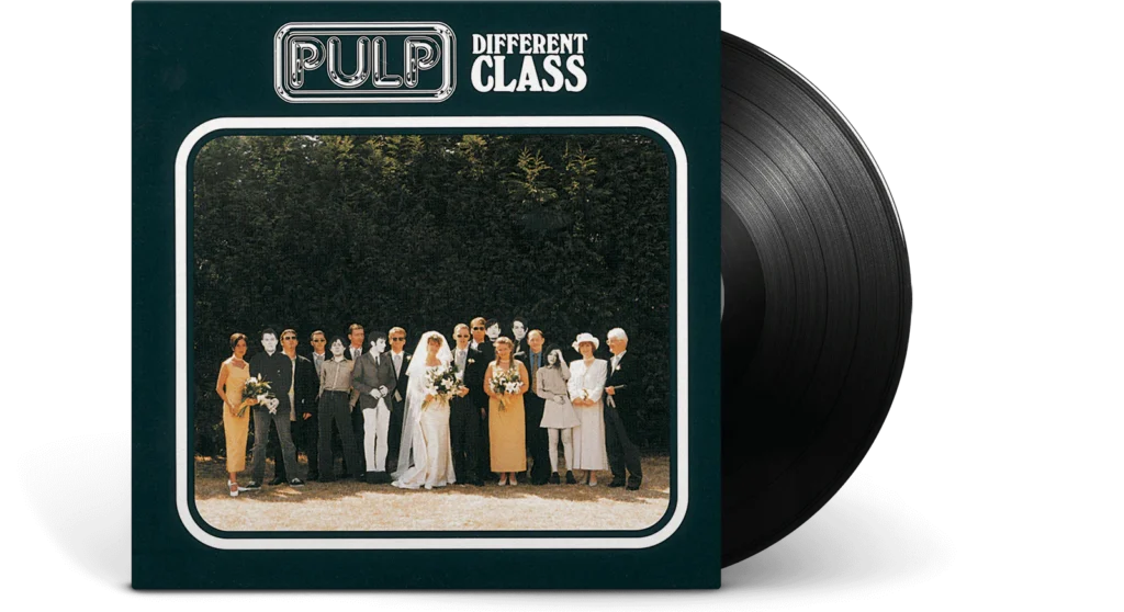 vinyl lp album cover art for pulp different class
